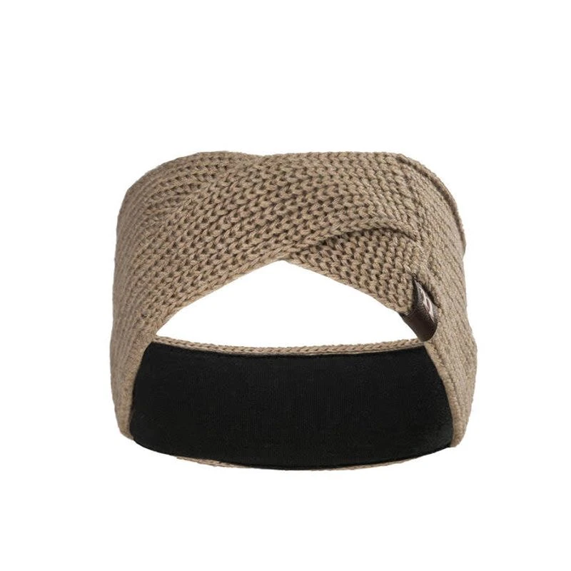 Back On Track Nora Wool Blend Twist Headband - Light Beige 4 Back On Track Nora Wool Blend Twist Headband - Light Beige - Image 2