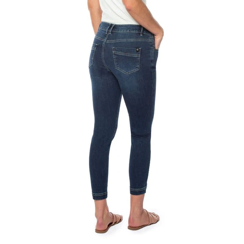 EQL Women's In Motion Cropped Jean - Midnight Wash 4 EQL Women's In Motion Cropped Jean - Midnight Wash - Image 2