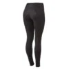 Horze Women's Rosie Full Seat Tights W/Rose Gold Zippers - Black