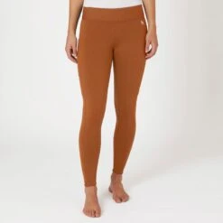 Horze Women's Active Winter Silicone Full Seat Tights W/ Phone Pockets - Caramel Cafe -Equestrian Supplies Shop 601343 800 800