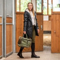 Horze Sandnes Grooming Bag - Olive Branch -Equestrian Supplies Shop 602427 800 800