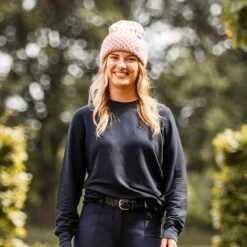 Horze Women's Erica Bamboo Sweatshirt - Dark Navy