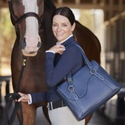 Oughton Paddock Lux Shoulder Bag - Iconic Navy 11 Oughton Paddock Lux Shoulder Bag - Iconic Navy -Equestrian Supplies Shop 603711 800 800