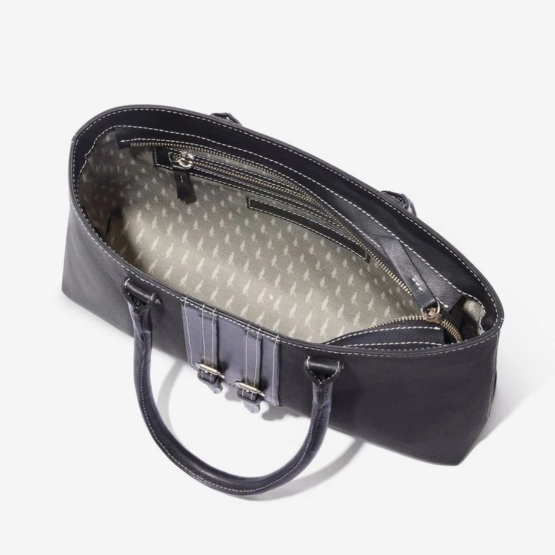 Oughton Half Halt Classic Canvas Handbag - Classic Black 5 Oughton Half Halt Classic Canvas Handbag - Classic Black - Image 3