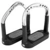 Herm Sprenger Flexcite Stirrups - Stainless Steel/Grey/Black Pad -Equestrian Supplies Shop 605134 800 800