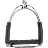 Herm Sprenger System 4 Offset Stirrups - Stainless Steel/Black Pad -Equestrian Supplies Shop 605239 800 800