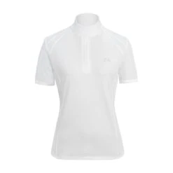 RJ Classics Women's Ava Short Sleeve Show Shirt - White