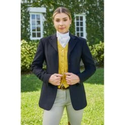 RJ Classics Women's Fairfield Melton Show Coat - Black 7 RJ Classics Women's Fairfield Melton Show Coat - Black -Equestrian Supplies Shop 606527 800 800