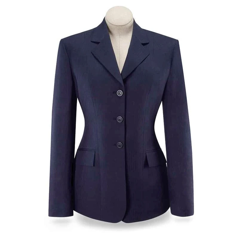 RJ Classics Women's Diana Show Coat - Navy Herringbone 3 RJ Classics Women's Diana Show Coat - Navy Herringbone