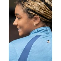 Kerrits Women's Always Cool Solid Ice Fil Short Sleeve Shirt - Lake -Equestrian Supplies Shop 609673 800 800