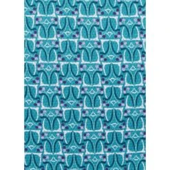 Kerrits Women's Always Cool Print Ice Fil Long Sleeve Shirt - Peacock Iron Bouquet/Lagoon -Equestrian Supplies Shop 609697 800 800