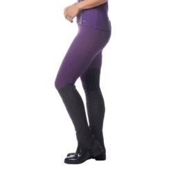 Kerrits Women's Flow Rise Knee Patch Performance Tights - Huckleberry -Equestrian Supplies Shop 610129 800 800