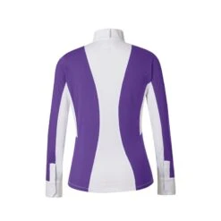 Kerrits Women's Affinity Long Sleeve Show Shirt - Iris/Iron Bouquet -Equestrian Supplies Shop 610631 800 800