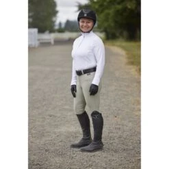 Kerrits Women's Encore Long Sleeve Show Shirt - White/Lucky Diamond -Equestrian Supplies Shop 611207 800 800