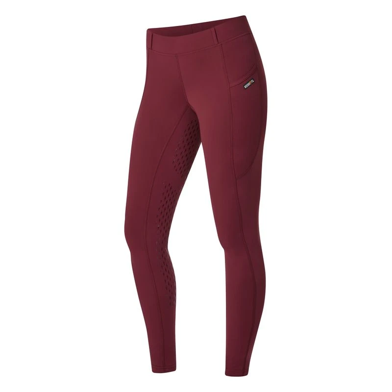 Kerrits Women's Ice Fil Full Seat Tech Tights - Sangria 5 Kerrits Women's Ice Fil Full Seat Tech Tights - Sangria - Image 3