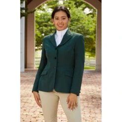 RJ Classics Women's Skylar 37.5 Grey Label Show Coat - Evergreen -Equestrian Supplies Shop 612322 800 800