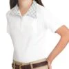 Romfh Kids' Classic Long Sleeve Show Shirt - White/Light Grey Logo -Equestrian Supplies Shop 615548 800 800
