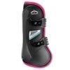 Veredus Olympus Vento Color Open Front Boots - Black/Pink -Equestrian Supplies Shop 617291 800 800