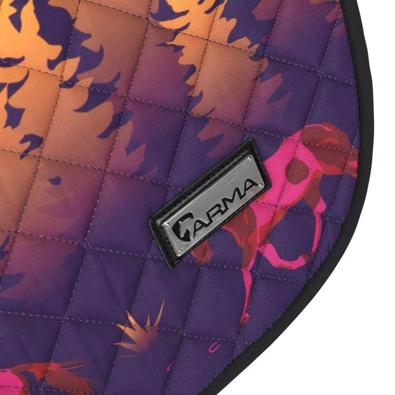 Shires ARMA Sport XC Saddle Pad - Purple Frost 4 Shires ARMA Sport XC Saddle Pad - Purple Frost - Image 2