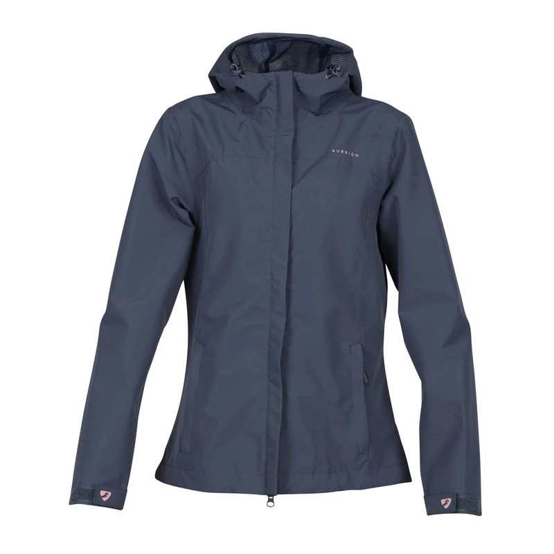 Shires Aubrion Women's Cloudburst Raincoat - Navy 3 Shires Aubrion Women's Cloudburst Raincoat - Navy