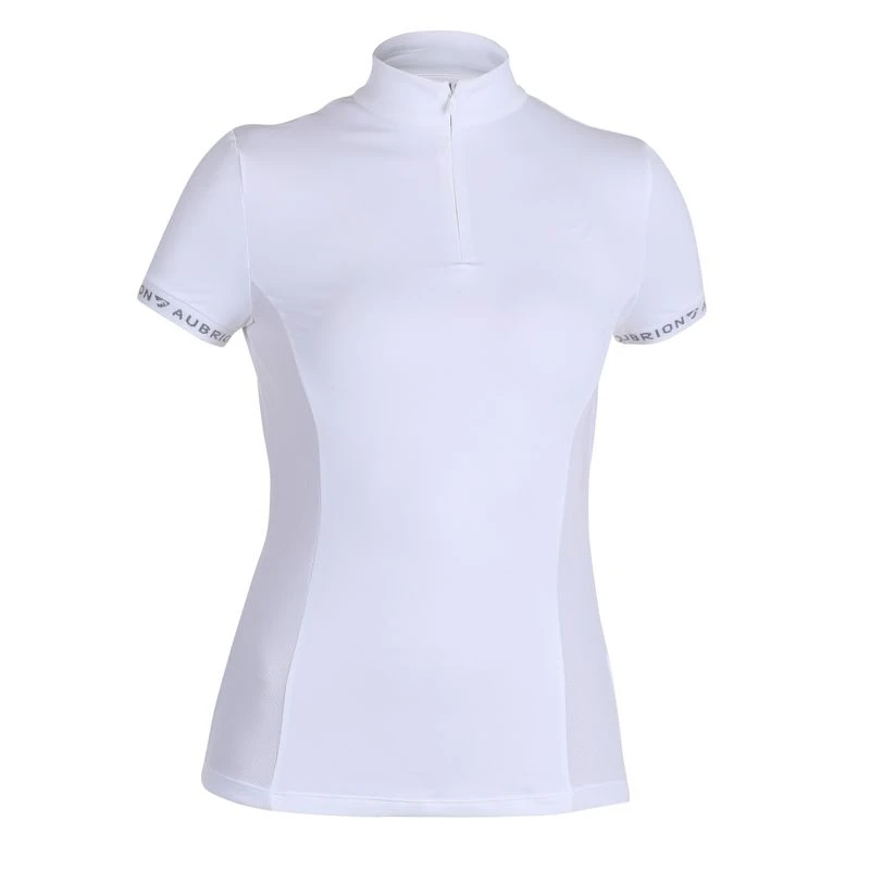 Shires Aubrion Women's Norwich Show Shirt - White 3 Shires Aubrion Women's Norwich Show Shirt - White