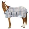 Pessoa Fly Sheet W/Belly Cover - Sapphire Plaid -Equestrian Supplies Shop 620831 800 800