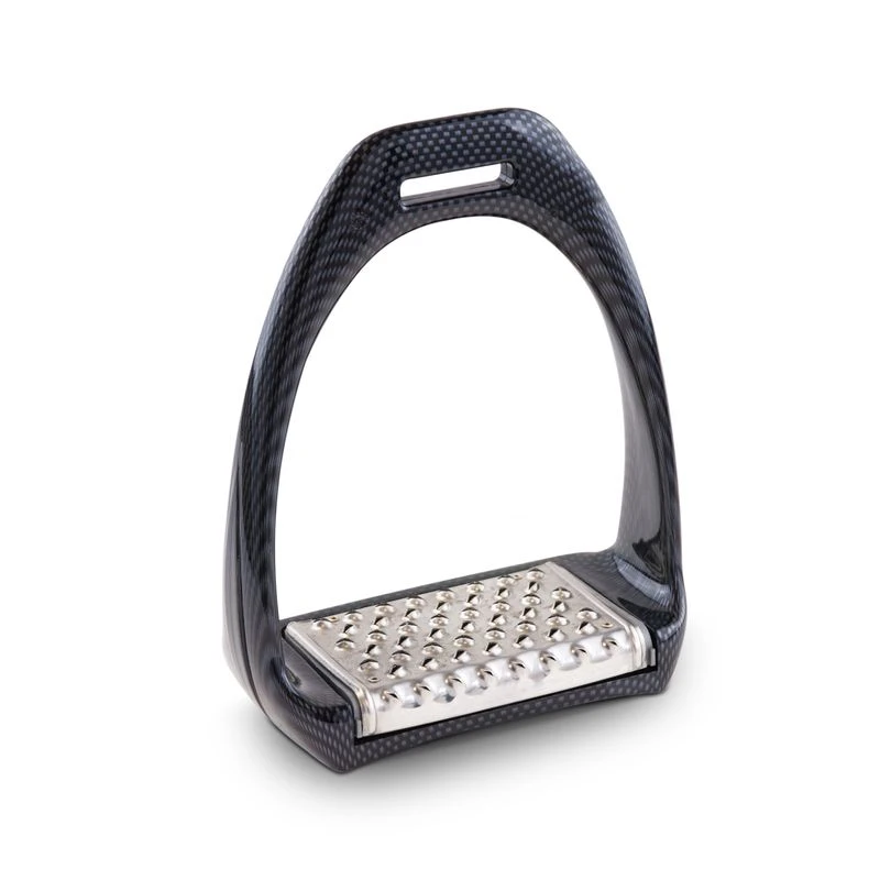 Royal Rider Carbon Stirrups - Black/Stainless Steel Pad 3 Royal Rider Carbon Stirrups - Black/Stainless Steel Pad