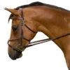 M. Toulouse Amelie Figure-8 Jumper/Eventing Bridle - Chocolate/Cognac