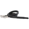 M. Toulouse Platinum Double Leather Stirrup Leathers - Black/Black -Equestrian Supplies Shop 631750 800 800
