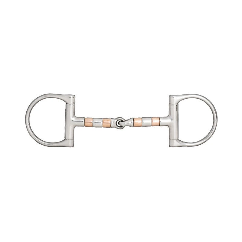 Horze Copper Roller D-Ring Snaffle Bit 3 Horze Copper Roller D-Ring Snaffle Bit