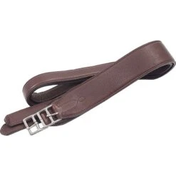 M. Toulouse Comfort Width Double Leather Stirrup Leathers - Chocolate