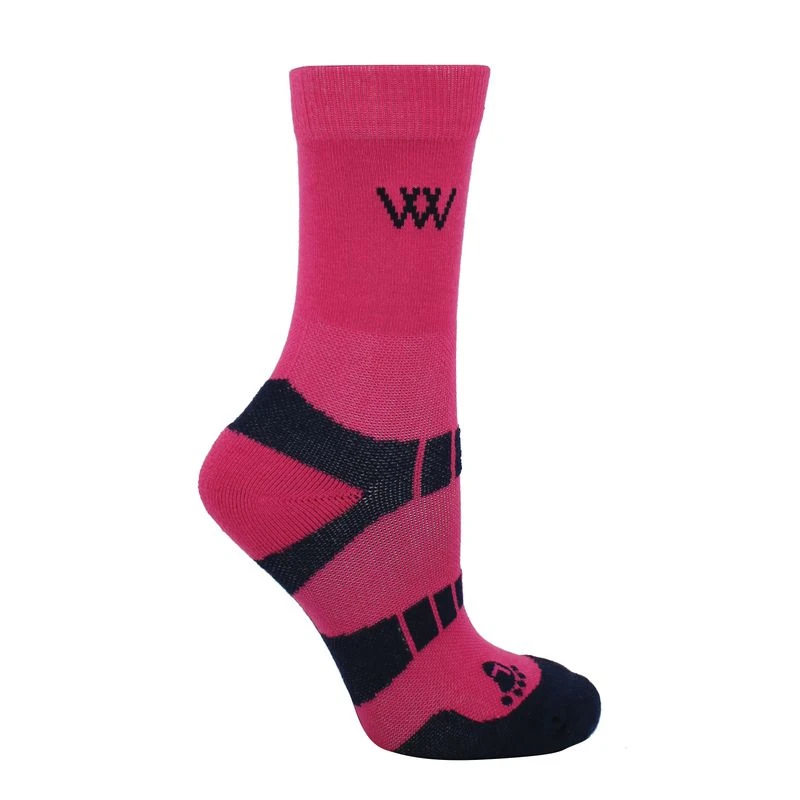 Woof Wear Short Bamboo Sock 2 Pairs - Pink/Navy 3 Woof Wear Short Bamboo Sock 2 Pairs - Pink/Navy