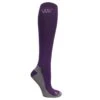 Woof Wear Competition Sock 2 Pairs - Damson/Grey -Equestrian Supplies Shop 644018 800 800