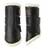 Horze Wellington Fleece Lined Brushing Boots - Black -Equestrian Supplies Shop 644508 800 800