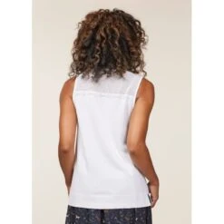 EQL Women's Bit Of Breeze Sleeveless Top - White 8 EQL Women's Bit Of Breeze Sleeveless Top - White -Equestrian Supplies Shop 644923 800 800