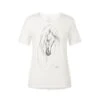 EQL Women's Graceful Horse T-Shirt - Soft White 1 EQL Women's Graceful Horse T-Shirt - Soft White -Equestrian Supplies Shop 645210 800 800