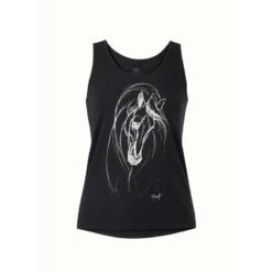 EQL Women's Graceful Horse Tank - Black