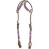 Western Rawhide Pink/Crystal Ear Headstall - Golden -Equestrian Supplies Shop 645623 800 800