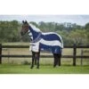 Weatherbeeta Breeze With Surcingle IV Combo Neck - White/Navy/Red -Equestrian Supplies Shop 647124 800 800