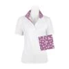 RJ Classics Women's Sadie 37.5 Short Sleeve Show Shirt - White/Daisies -Equestrian Supplies Shop 649056 800 800