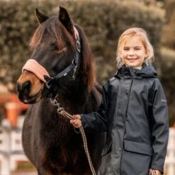 Horze Trixi Pony Soft Fleece Halter - Dark Navy 11 Horze Trixi Pony Soft Fleece Halter - Dark Navy -Equestrian Supplies Shop 649676 800 800