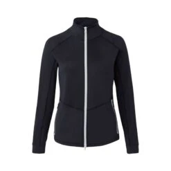 Horze Women's Vera Full Zip Tech Sweatshirt - Dark Navy