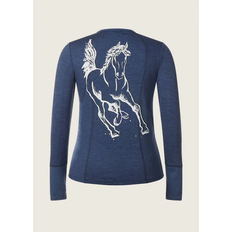 EQL Women's ATW Canter On Higher Ground Long Sleeve Top - Horizon 3 EQL Women's ATW Canter On Higher Ground Long Sleeve Top - Horizon