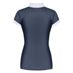 Fair Play Women's Anita Short Sleeve Competition Shirt - Steel Blue 7 Fair Play Women's Anita Short Sleeve Competition Shirt - Steel Blue -Equestrian Supplies Shop 655227 800 800