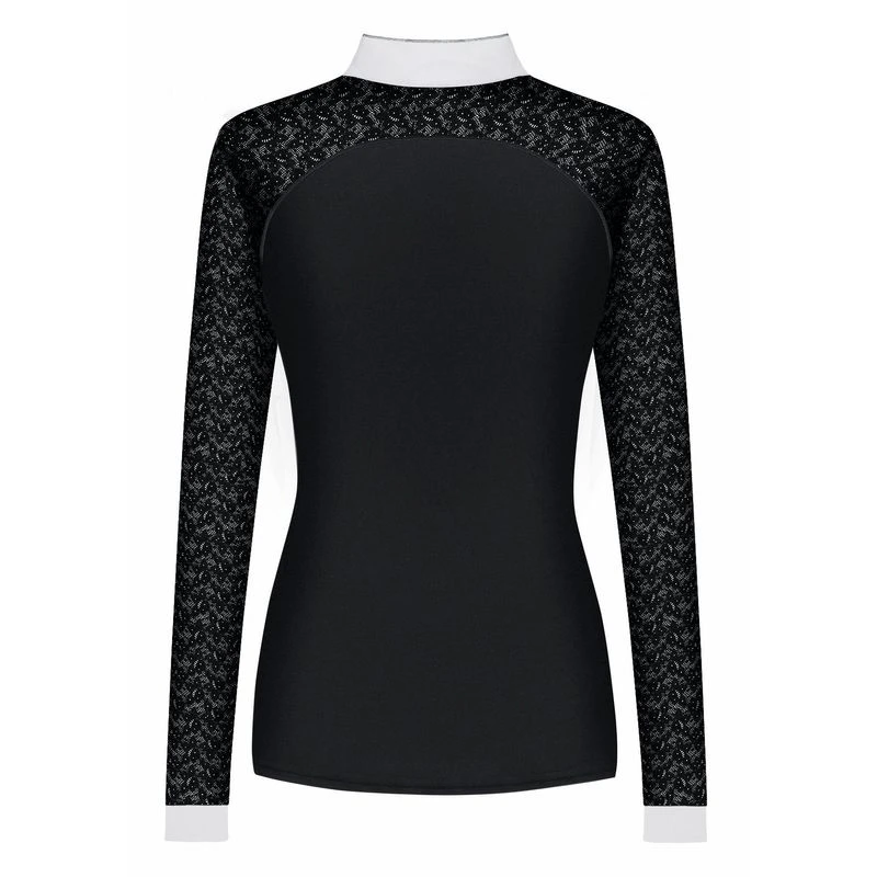 Fair Play Women's Anita Long Sleeve Competition Shirt - Black 4 Fair Play Women's Anita Long Sleeve Competition Shirt - Black - Image 2