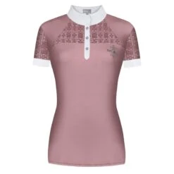 Fair Play Women's Aiko Short Sleeve Competition Shirt - Dusty Pink