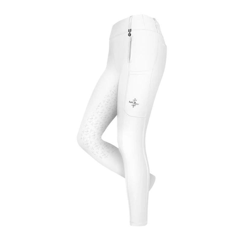 Fair Play Women's Altea Full Seat Tights - White 3 Fair Play Women's Altea Full Seat Tights - White
