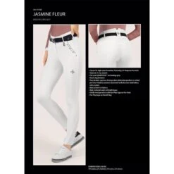 Fair Play Women's Jasmine Fleur Full Seat Breeches - Black 7 Fair Play Women's Jasmine Fleur Full Seat Breeches - Black -Equestrian Supplies Shop 656303 800 800