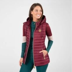 Shires Aubrion Women's Norwood Packaway Vest - Wine