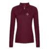 Fair Play Women's Paula Long Sleeve Tech Shirt - Burgundy 1 Fair Play Women's Paula Long Sleeve Tech Shirt - Burgundy -Equestrian Supplies Shop 664681 800 800